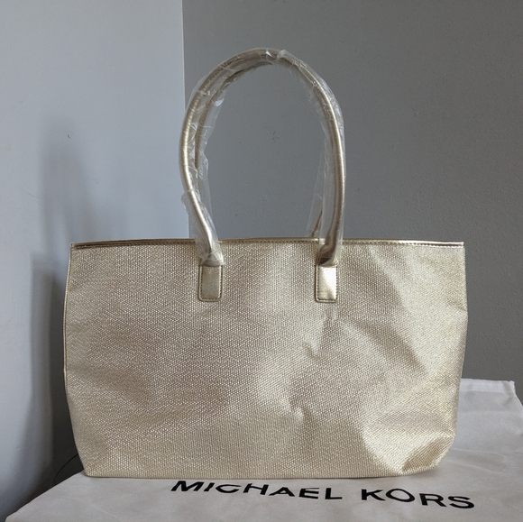 Michael kors gold tote bag - Picture 7 of 10